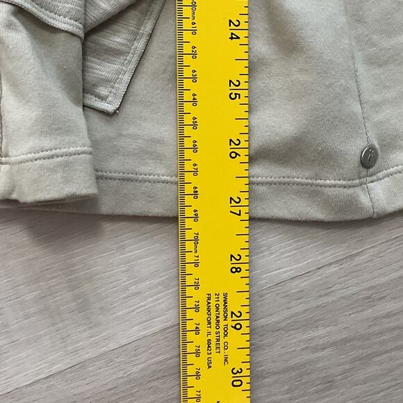 Neon Buddha Womens Jersey Knit Casual Button Down Jacket Large - Picture 9 of 11